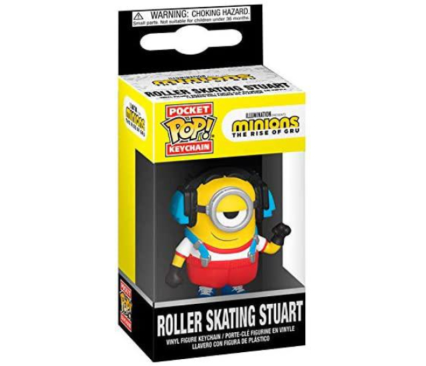 Funko POP POP Keychain: Minions 2 - Roller Skating Stuart - 1124857 - zdjęcie 3